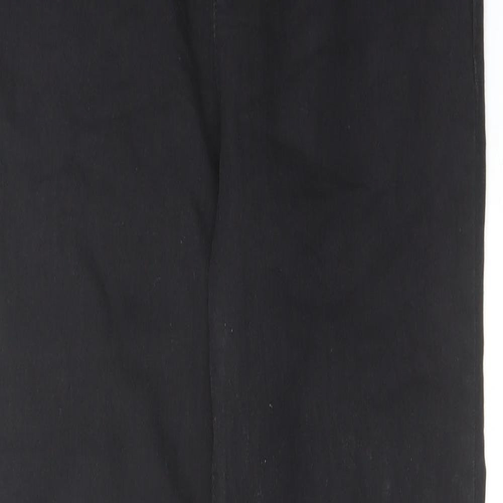 Denim & Co. Womens Black Cotton Jegging Jeans Size 12 L29 in Regular