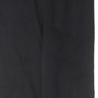 Denim & Co. Womens Black Cotton Jegging Jeans Size 12 L29 in Regular