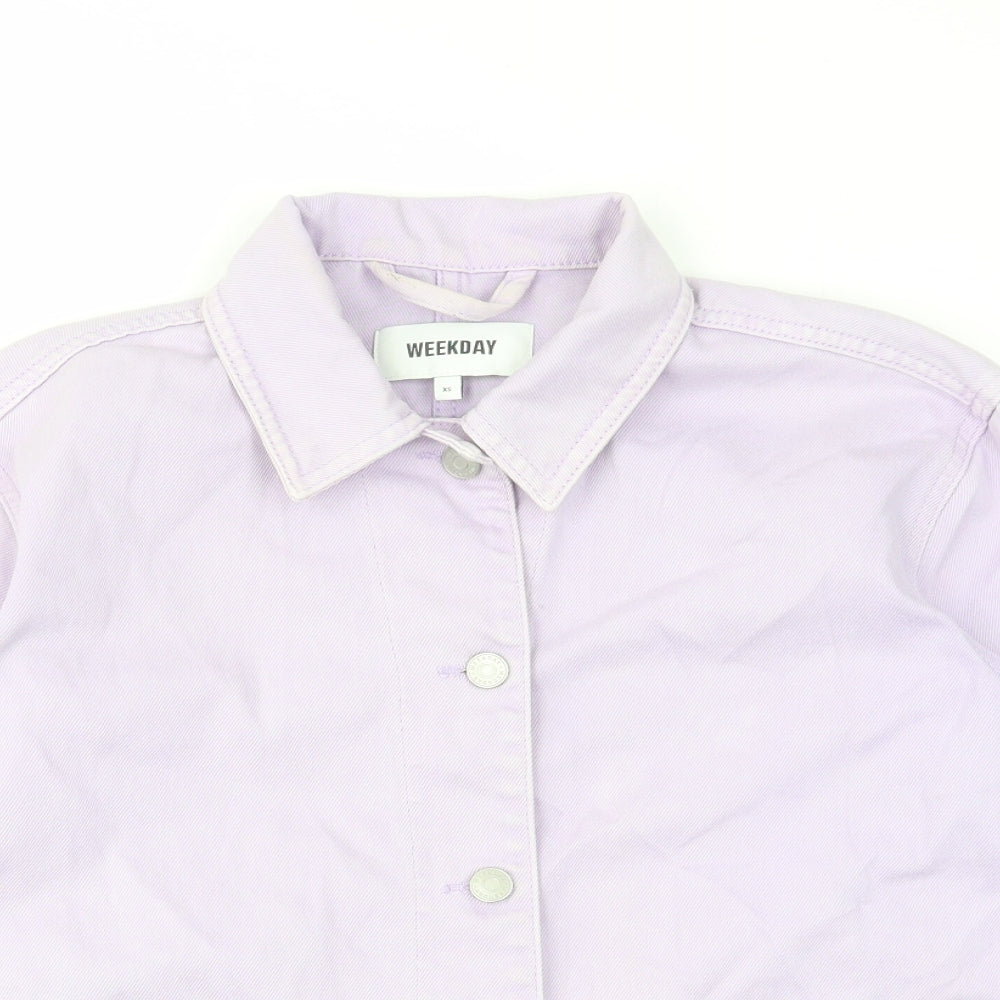Womens UK Size XS Weekday Purple Jacket