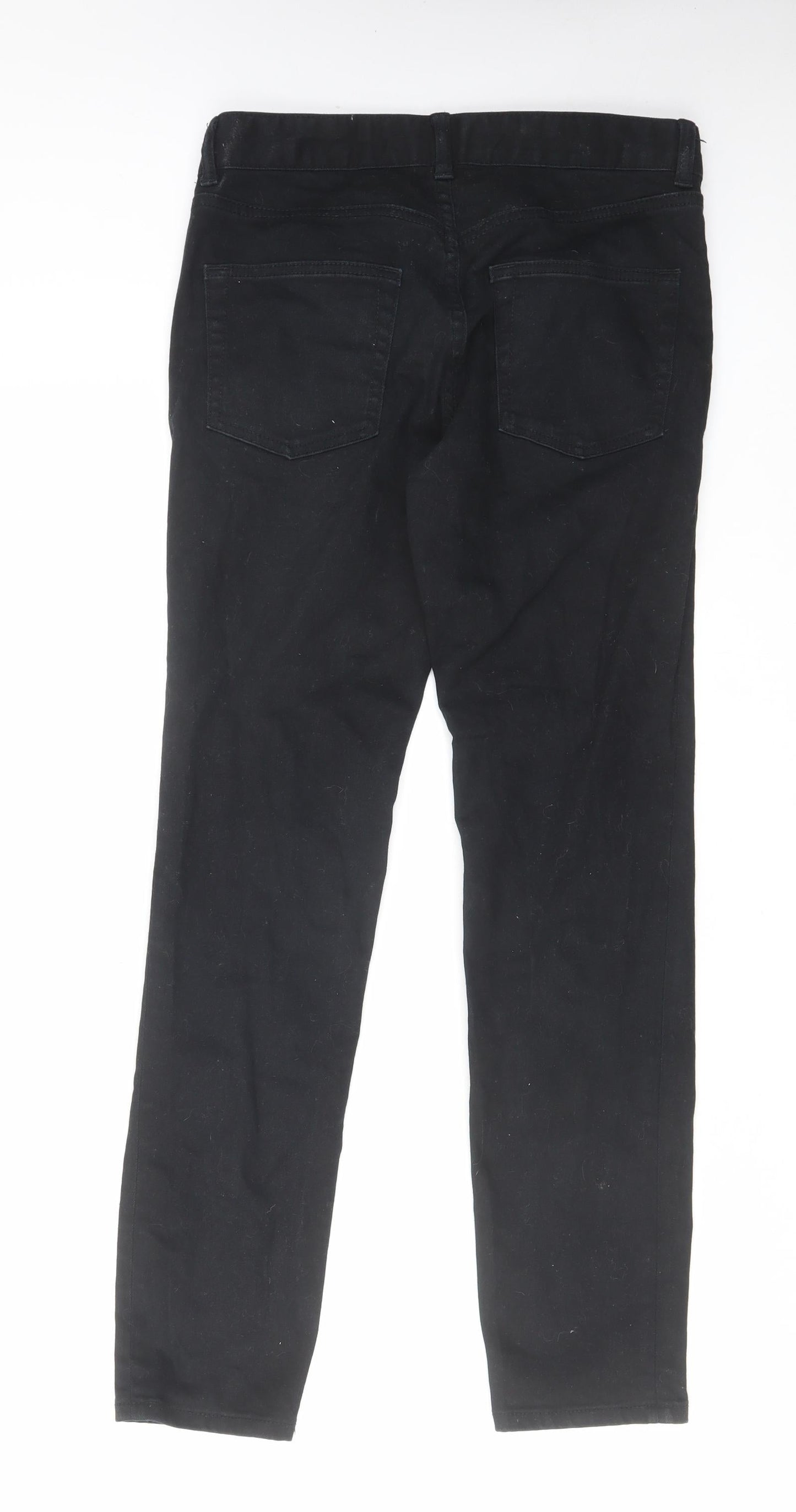 Mens UK Size 30 in Topman Slim Fit Skinny Black Jeans