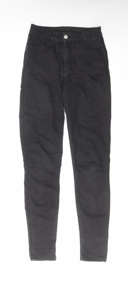 Womens UK Size 6 H&M Regular Fit Skinny Black Jeans