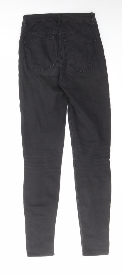Womens UK Size 6 H&M Regular Fit Skinny Black Jeans