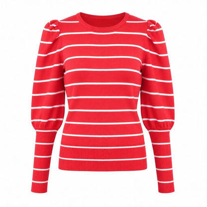 Womens UK Size S QED London Red Pullover Jumper
