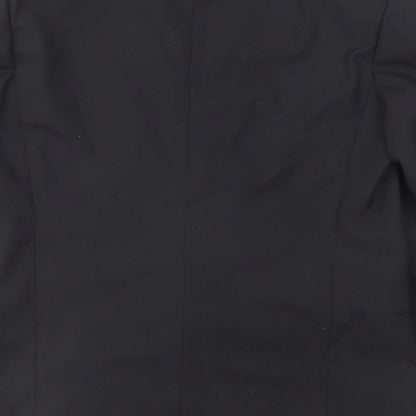 Studio Mens Blue Wool Tuxedo Suit Jacket Size 40 Regular