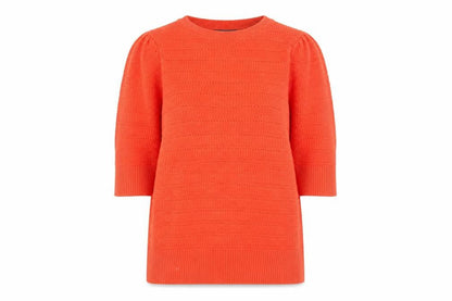 Womens UK Size 10 Marks and Spencer Orange Pullover Jumper