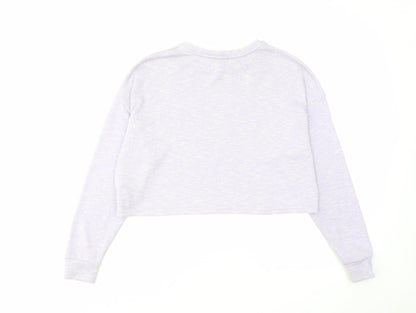 Womens UK Size S New Look Purple Pullover Jumper