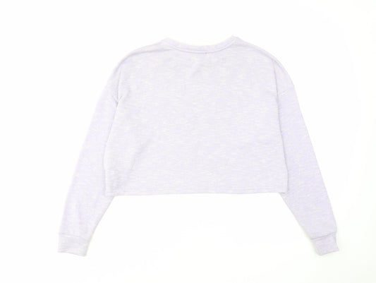 Womens UK Size S New Look Purple Pullover Jumper