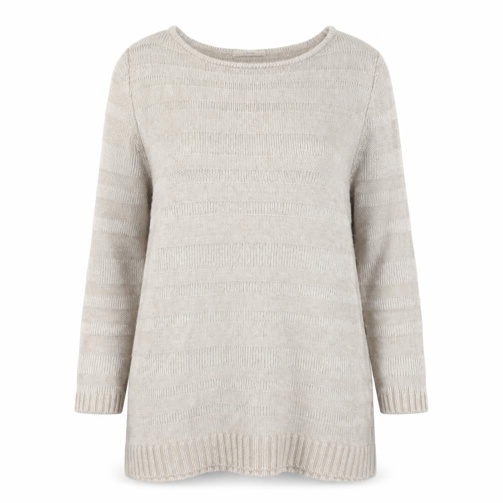 Classics Womens Brown Boat Neck Acrylic Pullover Jumper Size 10