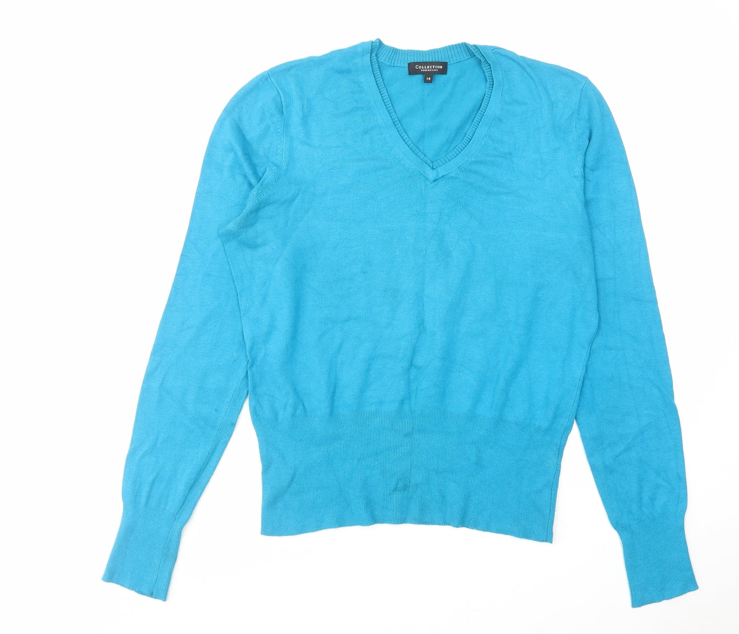 Womens UK Size 14 Debenhams Blue Pullover Jumper
