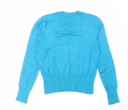 Womens UK Size 14 Debenhams Blue Pullover Jumper
