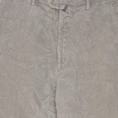 DG'S Prestige Mens Brown Cotton Trousers Size 44 in L25 in Regular Zip