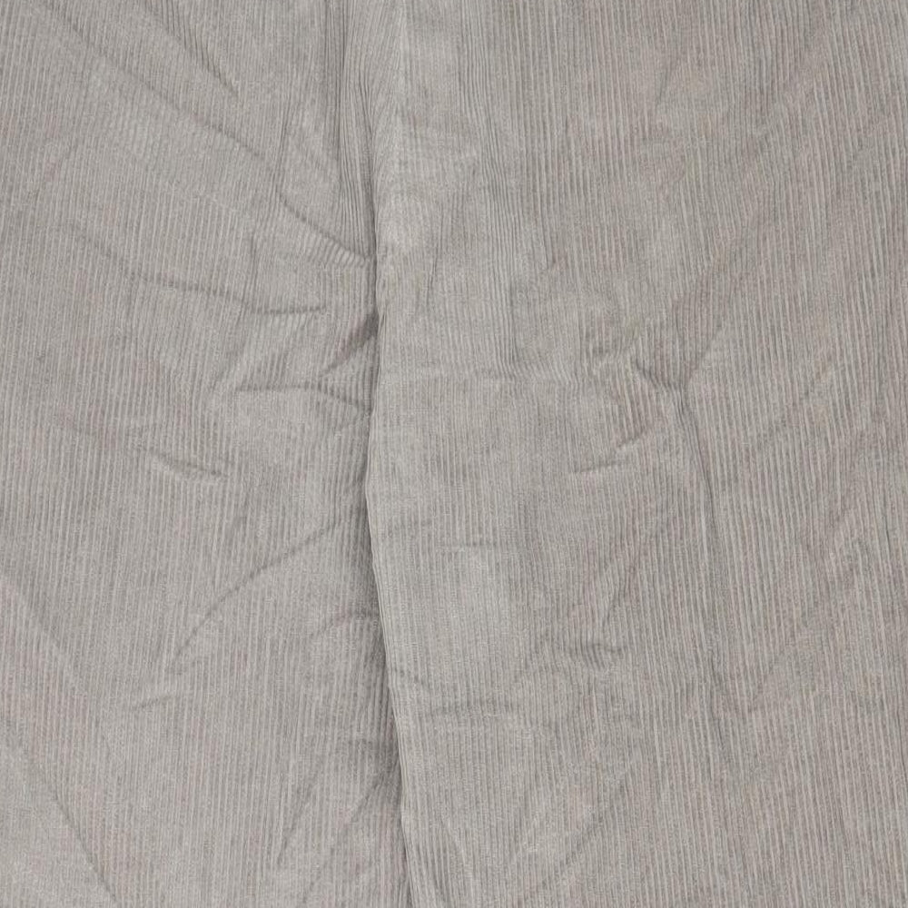 DG'S Prestige Mens Brown Cotton Trousers Size 44 in L25 in Regular Zip