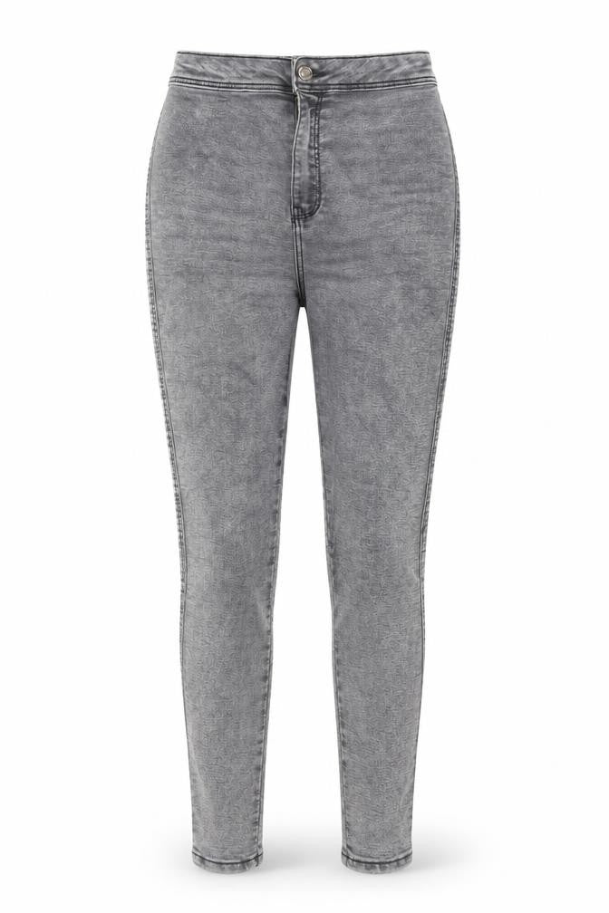 Womens UK Size 8 Bershka Regular Fit Skinny Grey Jeans