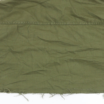 Topshop Womens Green Jacket Size S Button