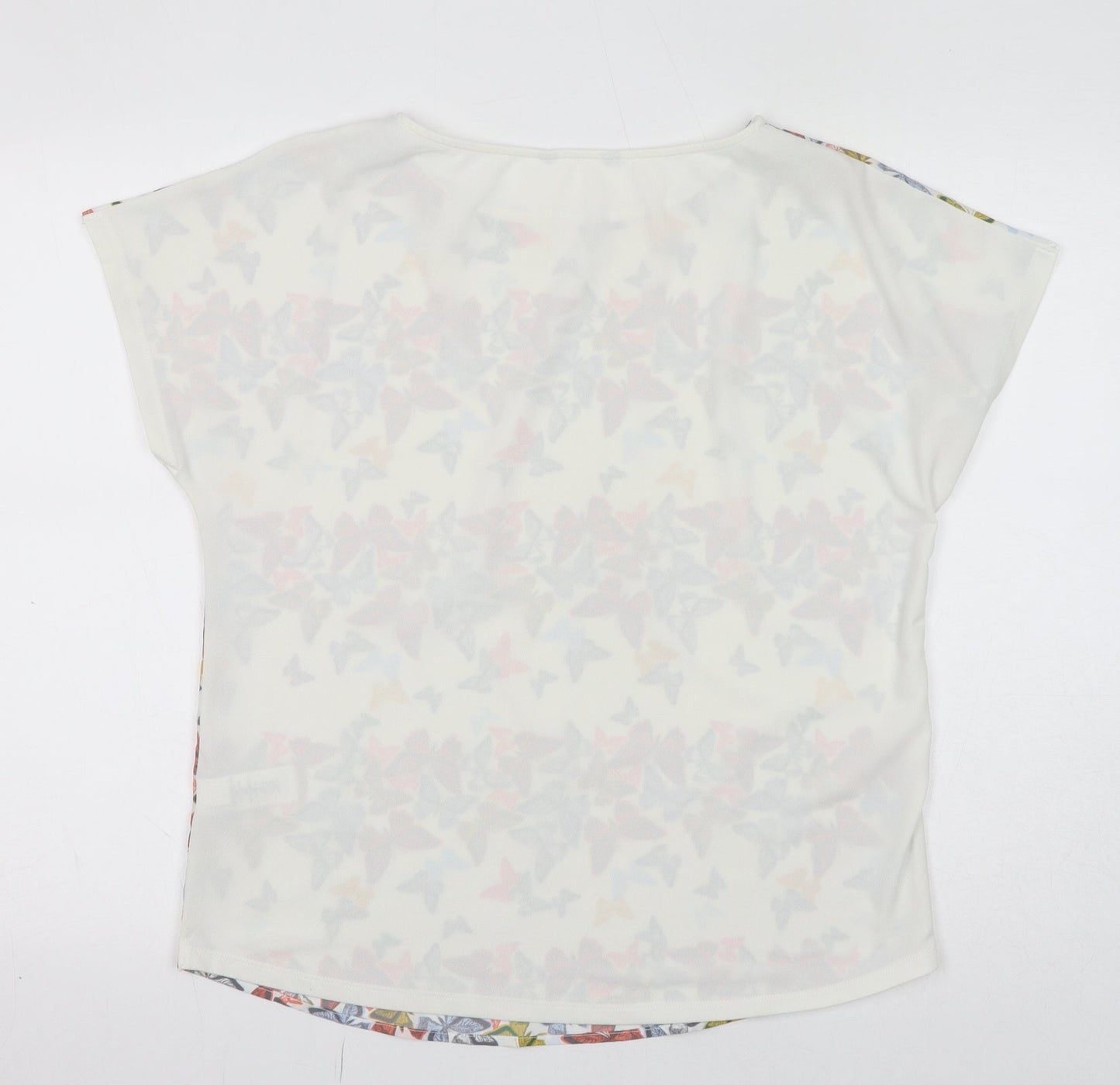 Womens UK Size 12 NEXT White Basic Blouse