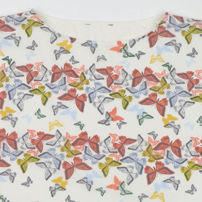 Womens UK Size 12 NEXT White Basic Blouse