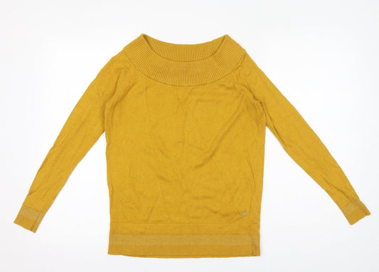 Womens UK Size 8 BiBA Yellow Pullover Jumper
