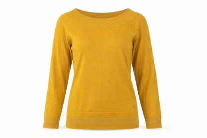 Womens UK Size 8 BiBA Yellow Pullover Jumper