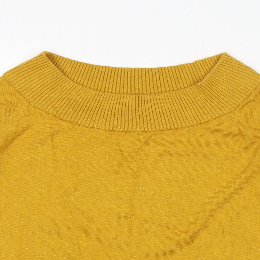 Womens UK Size 8 BiBA Yellow Pullover Jumper