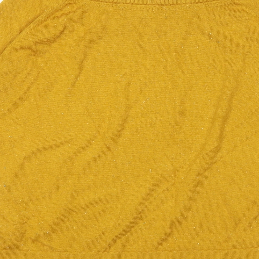 Womens UK Size 8 BiBA Yellow Pullover Jumper