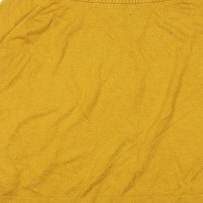 Womens UK Size 8 BiBA Yellow Pullover Jumper