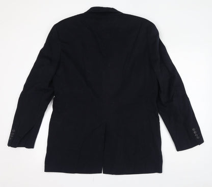 Mens UK Size 40 Marks and Spencer Regular Blue Suit Jacket