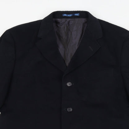 Mens UK Size 40 Marks and Spencer Regular Blue Suit Jacket