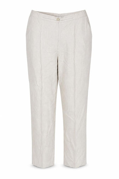 Womens UK Size 18 Marks and Spencer Regular Fit  Ivory Trousers