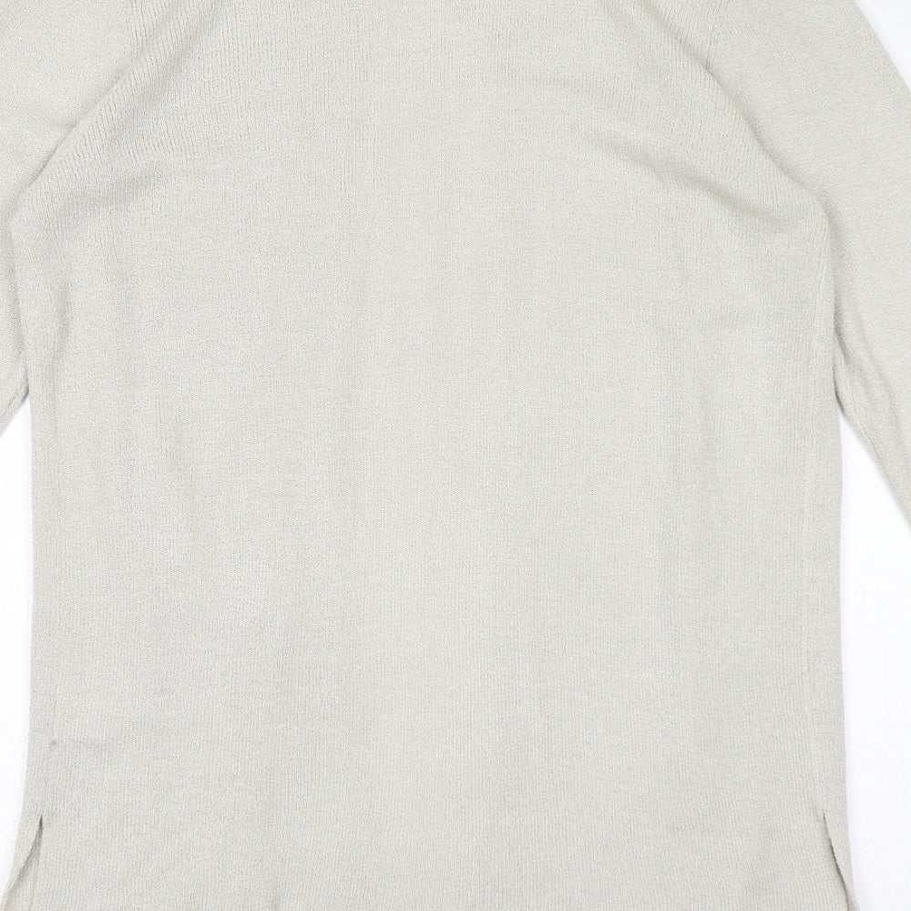 Womens UK Size S House of Fraser Ivory Cardigan Jumper
