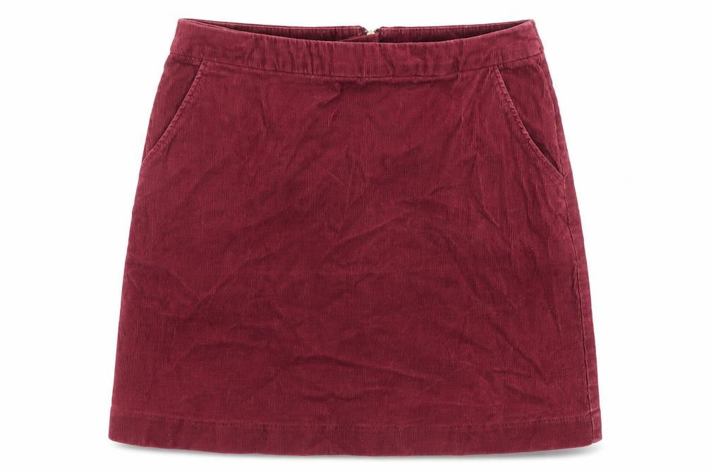 Womens UK Size 10 H&M A-Line Corduroy Skirt
