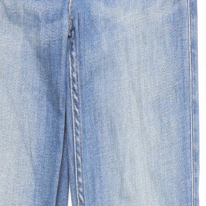 Lee Cooper Womens Blue Cotton Skinny Jeans Size 24 L31 in Regular Zip