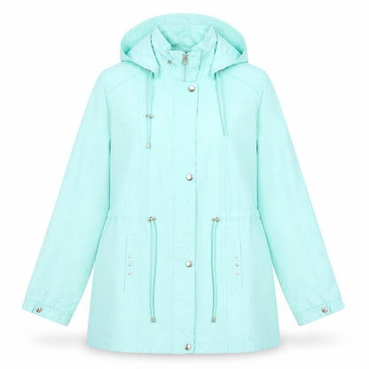 Womens UK Size M Bonmarché Blue Parka Coat