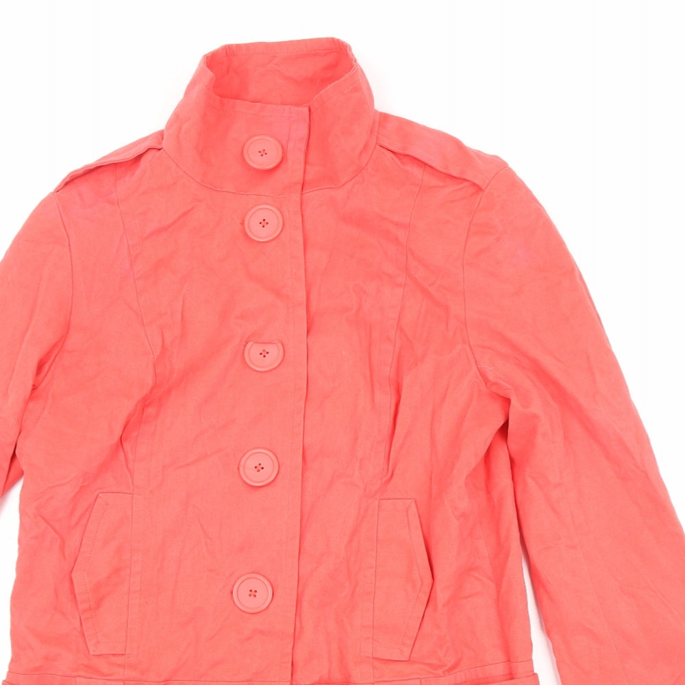 Womens UK Size 14 New Look Pink Jacket