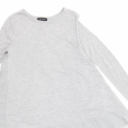 Womens UK Size S New Look Grey Pullover Jumper