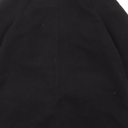 Womens UK Size 14 M&Co Black Overcoat