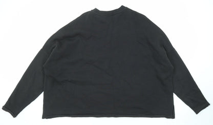 Womens UK Size S ASOS Black Pullover Sweatshirt