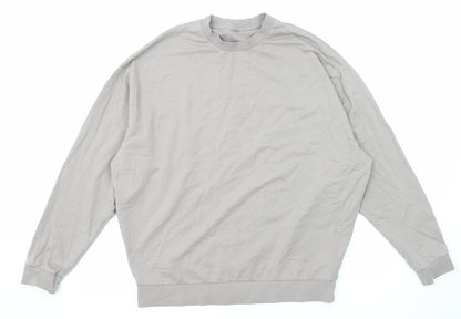 Mens UK Size M ASOS Grey Pullover Sweatshirt