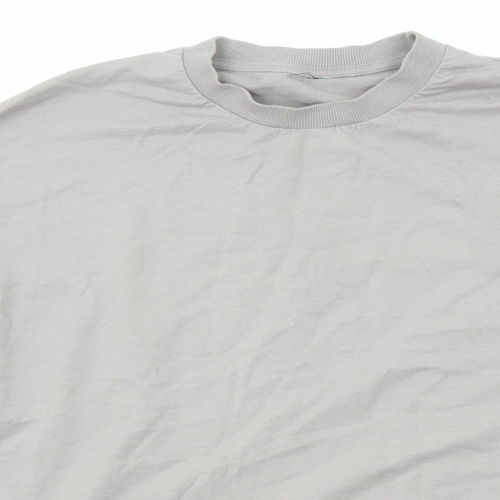 Mens UK Size M ASOS Grey Pullover Sweatshirt