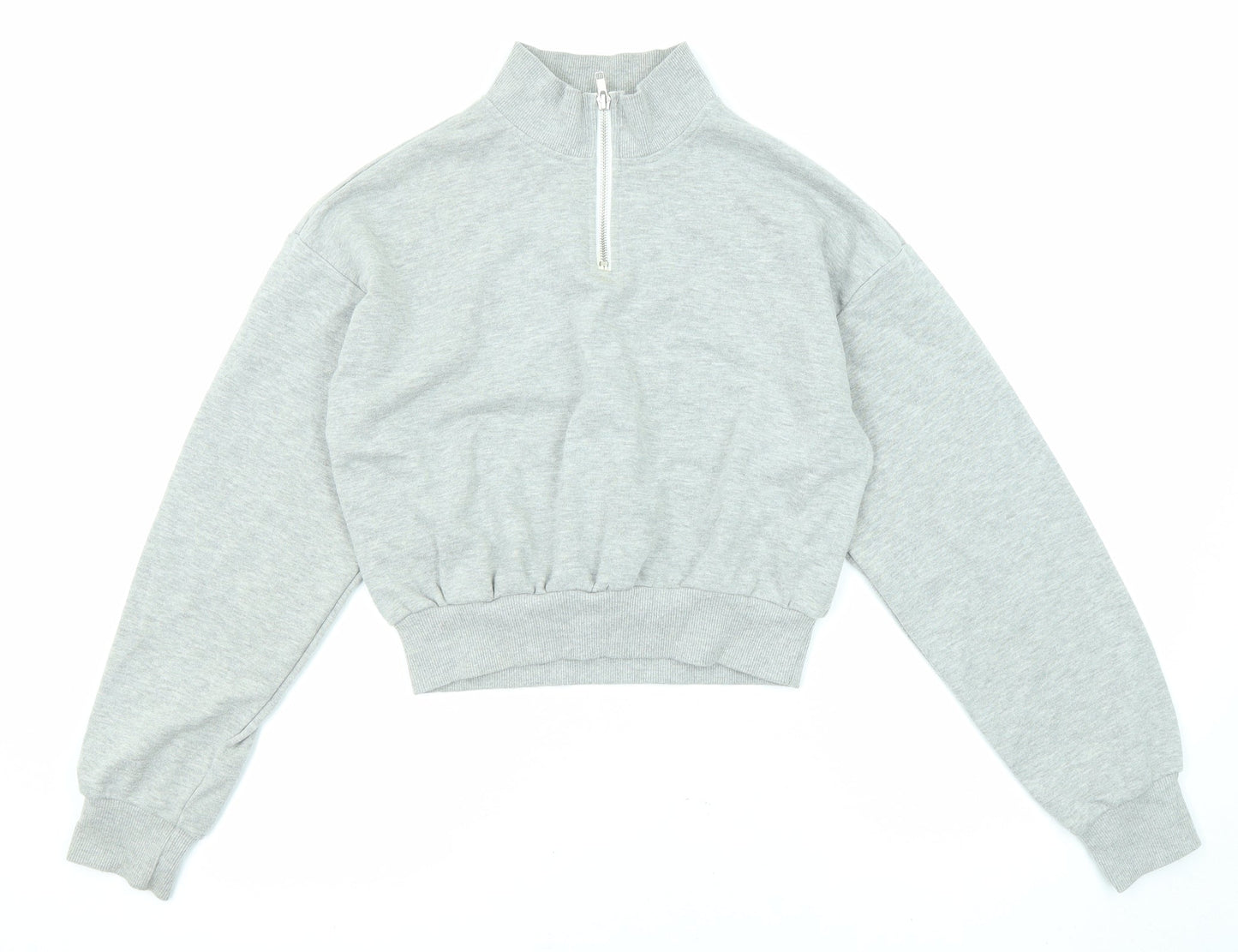 Womens UK Size S FOREVER 21 Grey Pullover Sweatshirt