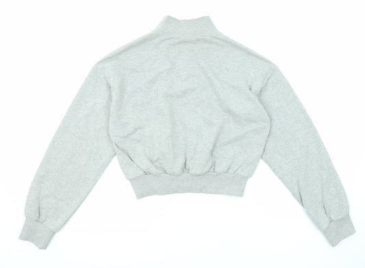 Womens UK Size S FOREVER 21 Grey Pullover Sweatshirt