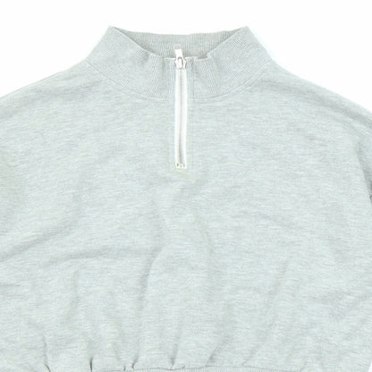 Womens UK Size S FOREVER 21 Grey Pullover Sweatshirt