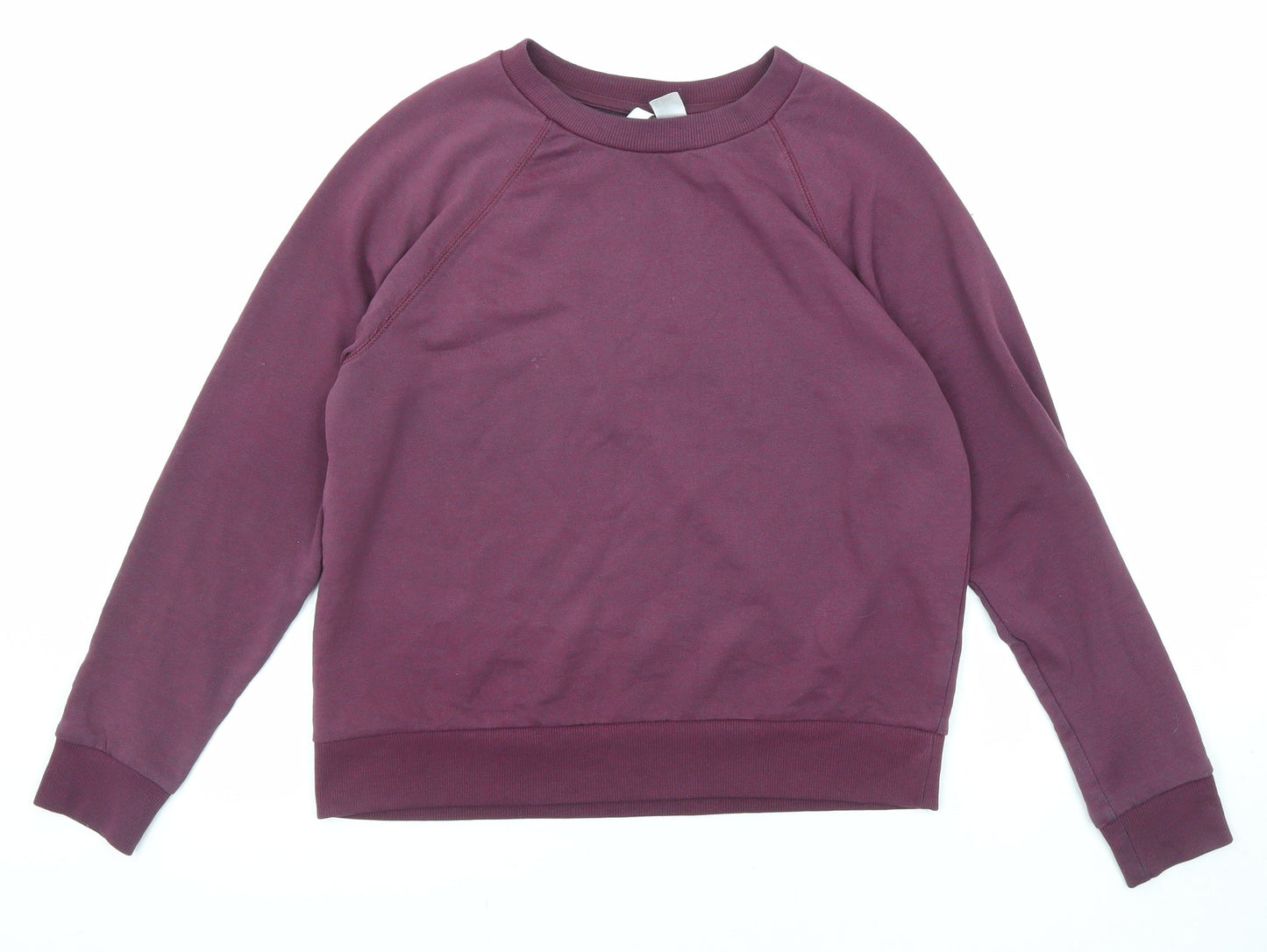 Womens UK Size M Divided by H&M Purple Pullover Sweatshirt