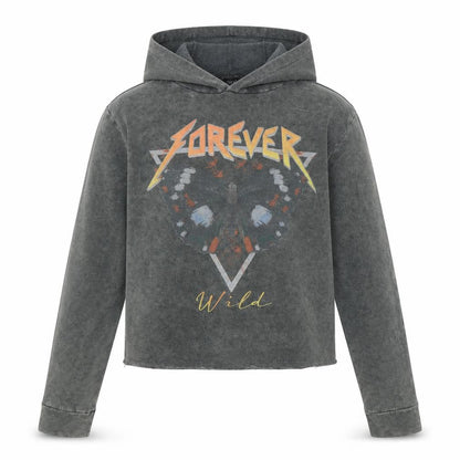 M&Co Girls Grey Cotton Pullover Hoodie Size 14 Years Pullover - Forever Wild