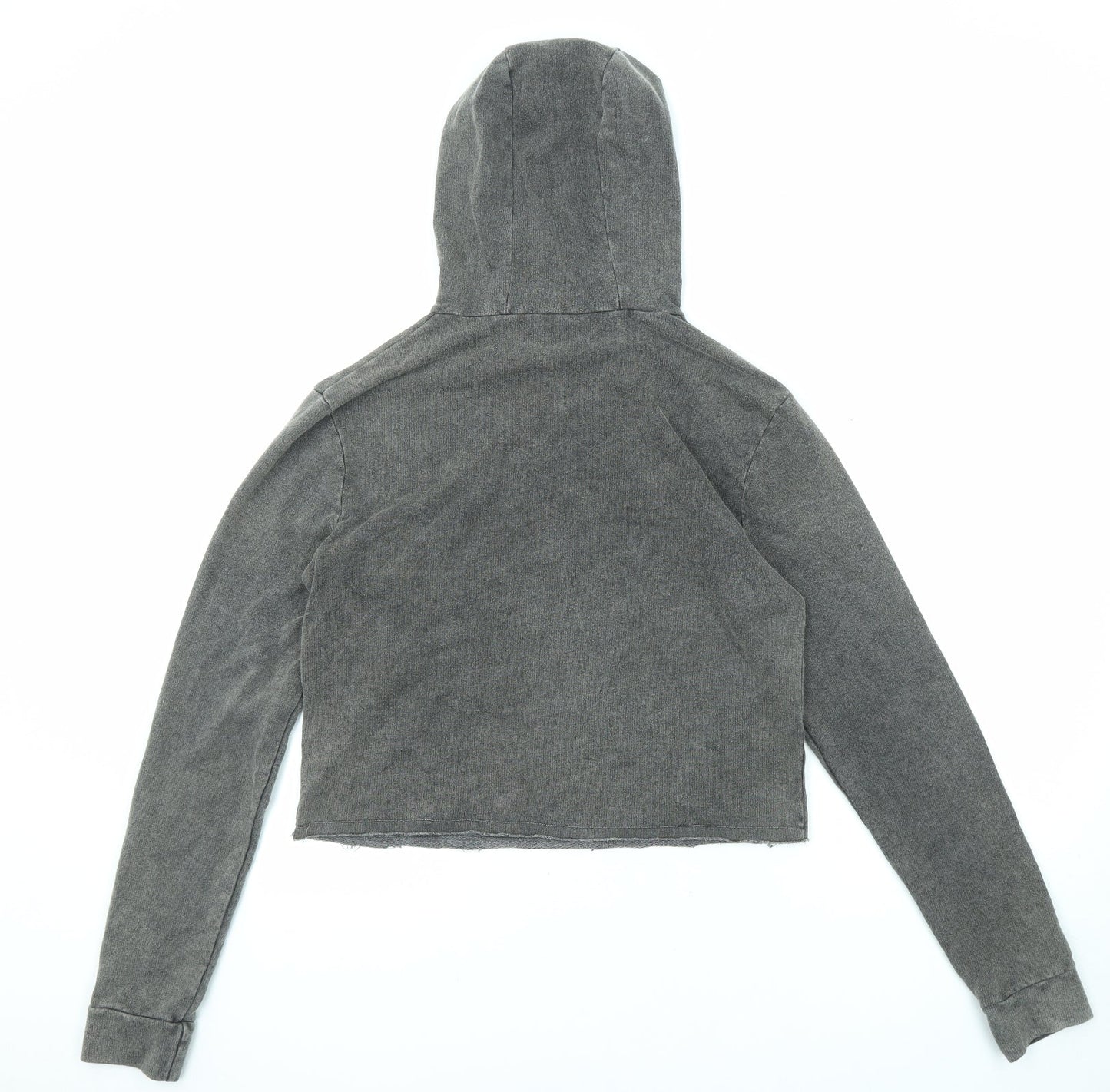 M&Co Girls Grey Cotton Pullover Hoodie Size 14 Years Pullover - Forever Wild