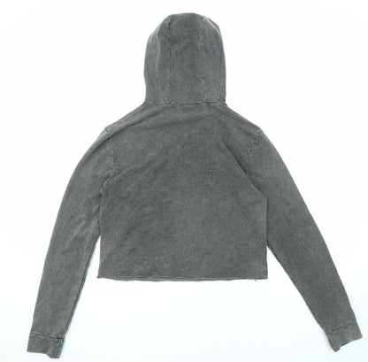 M&Co Girls Grey Cotton Pullover Hoodie Size 14 Years Pullover - Forever Wild
