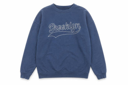 PRETTYLITTLETHING Womens Blue Cotton Pullover Sweatshirt Size S Pullover - Brooklyn
