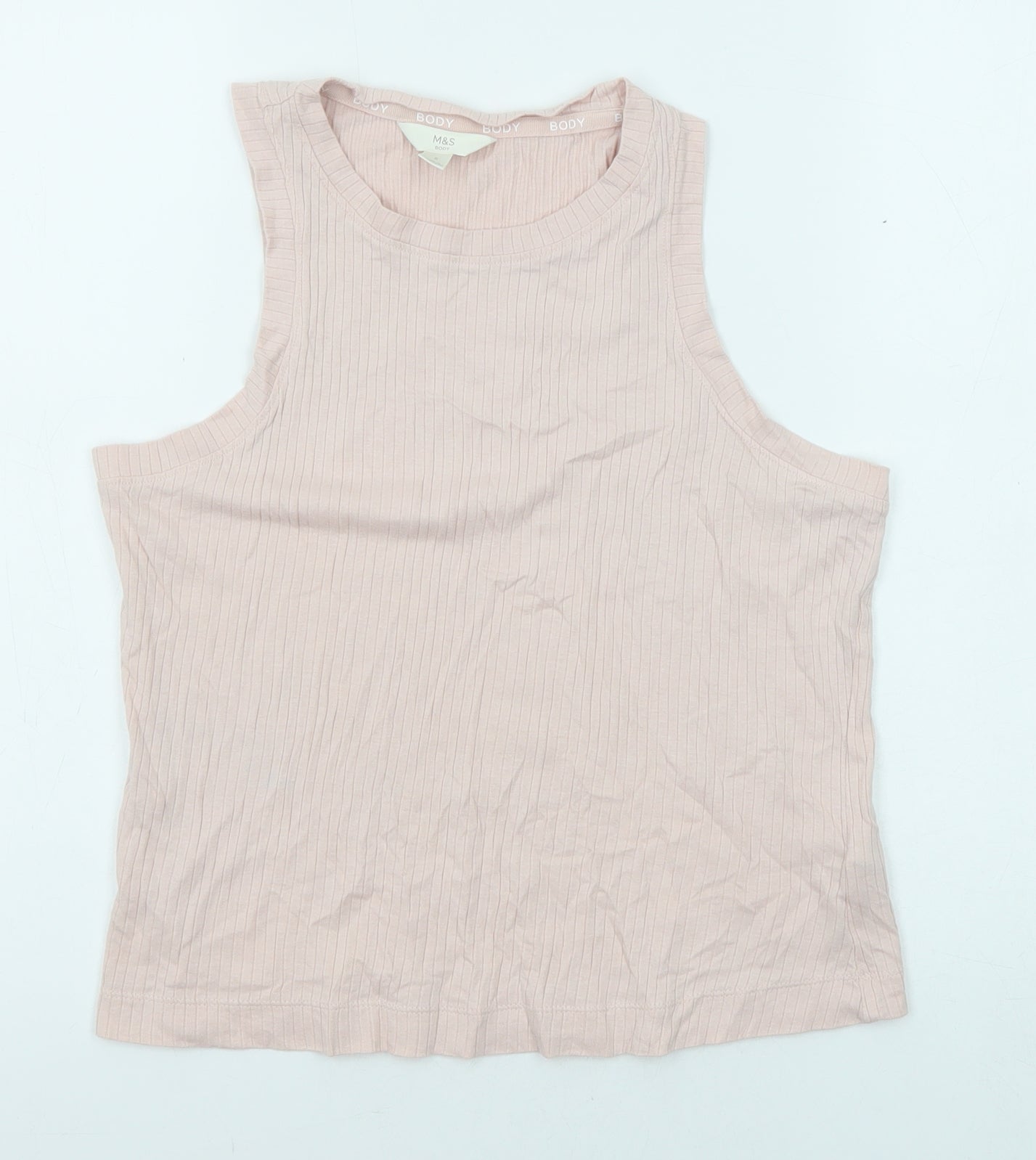 Womens UK Size S Marks and Spencer Pink Camisole Tank