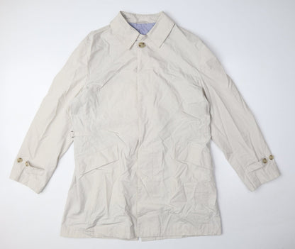 Autograph Womens Beige Jacket Size L Button