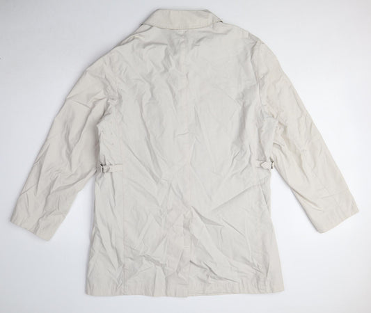 Autograph Womens Beige Jacket Size L Button
