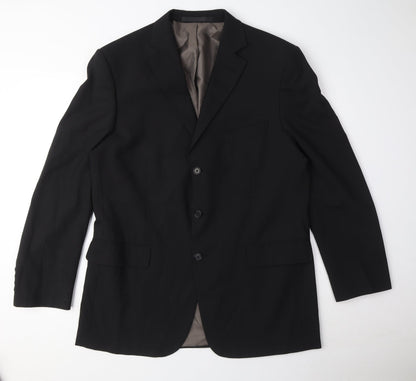 Mens UK Size M Marks and Spencer Regular Black Suit Jacket